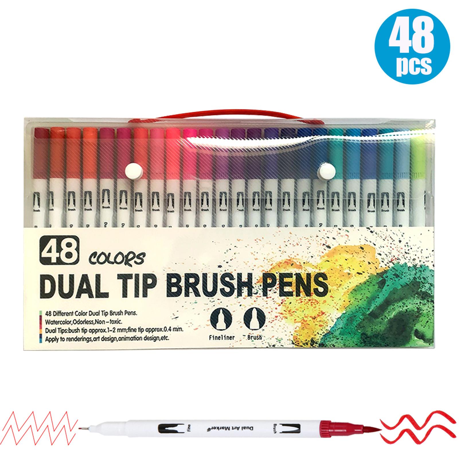 48-colors-dual-tip-brush-pens-art-markers-set-flexible-brush-0-4mm